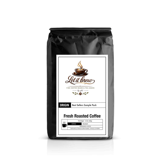 Best Sellers Sample Pack: 6Bean, Cowboy, Breakfast, Peru, Mexico, Bali
